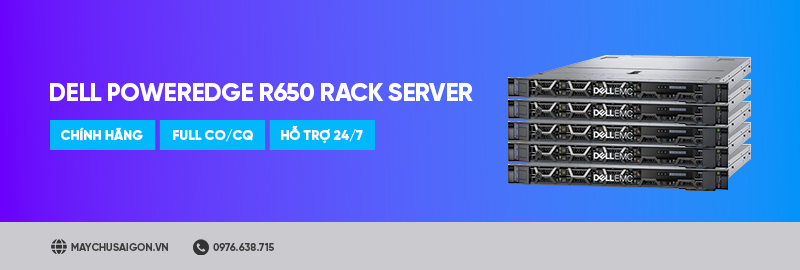 máy chủ dell poweredge r650 rack server banner