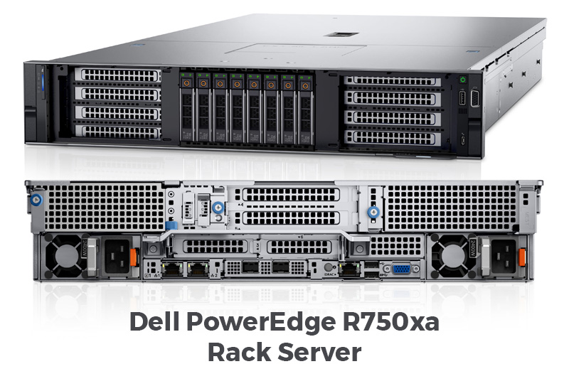 server dell poweredge r750xa rack server dell r750xa