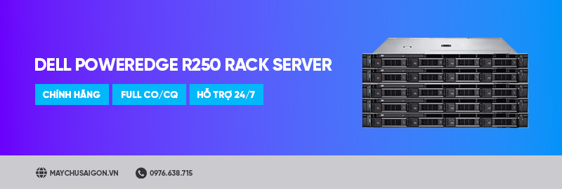 máy chủ dell poweredge r250 rack server banner