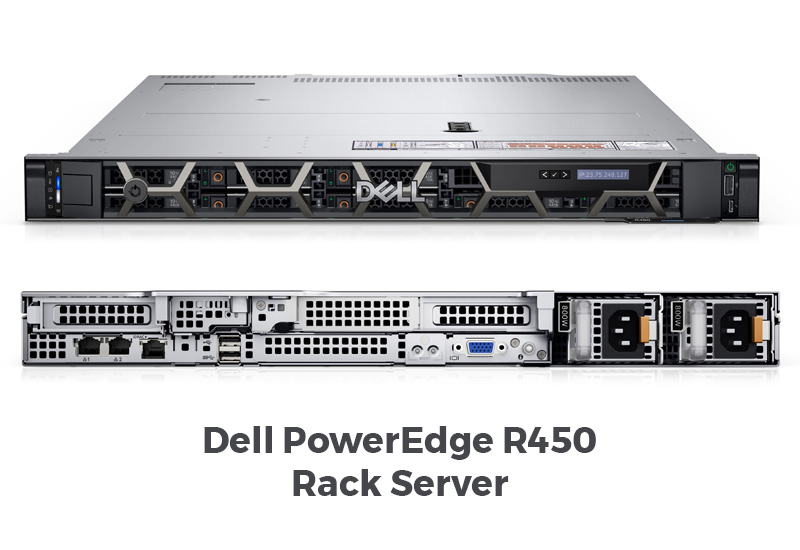 server dell poweredge r450 rack server dell r450