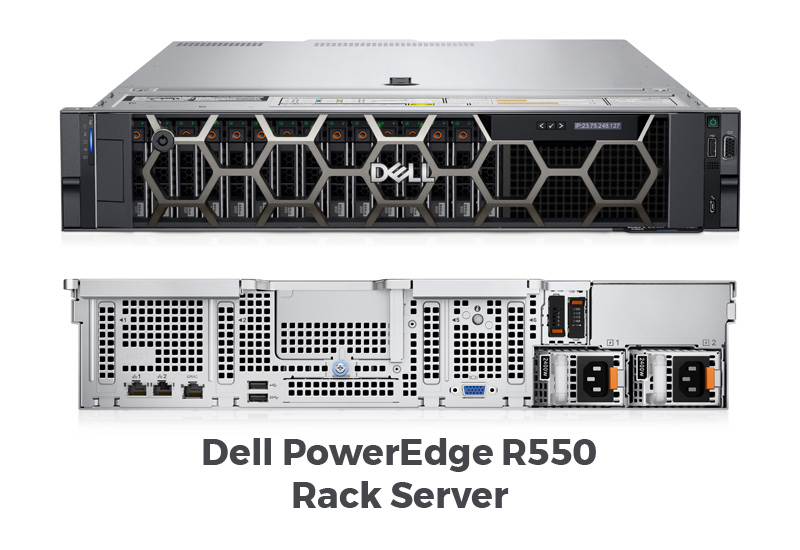 server dell poweredge r550 rack server dell r550