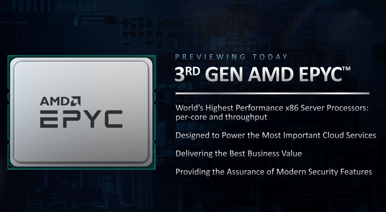 cpu amd epyc 7003 milan