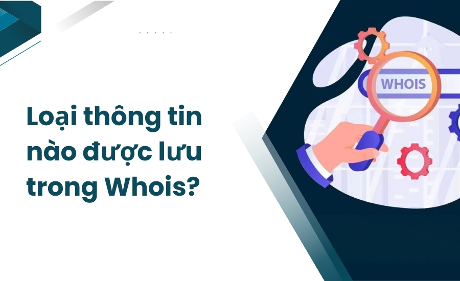 Loại thông tin nào được lưu trong Whois?