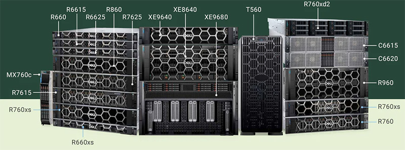 các dòng server dell poweredge 16g