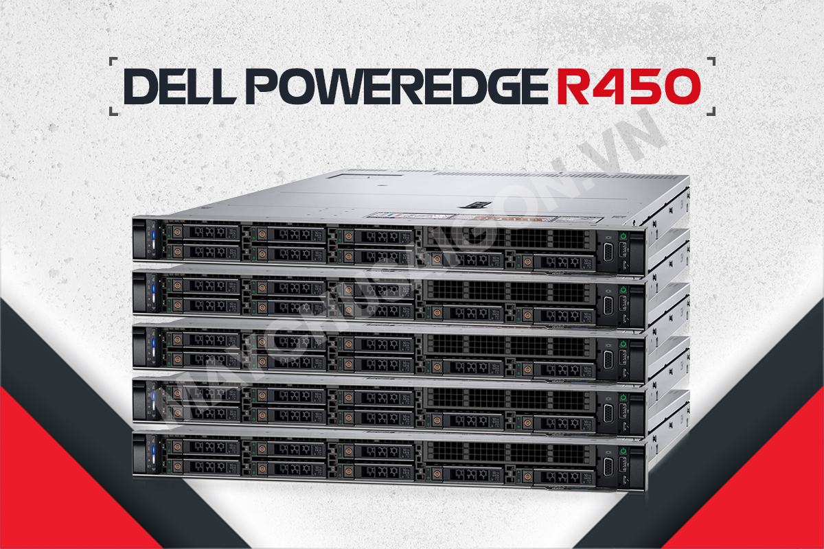 server dành cho doanh nghiệp vừa và nhỏ bán chạy nhất dell poweredge r450