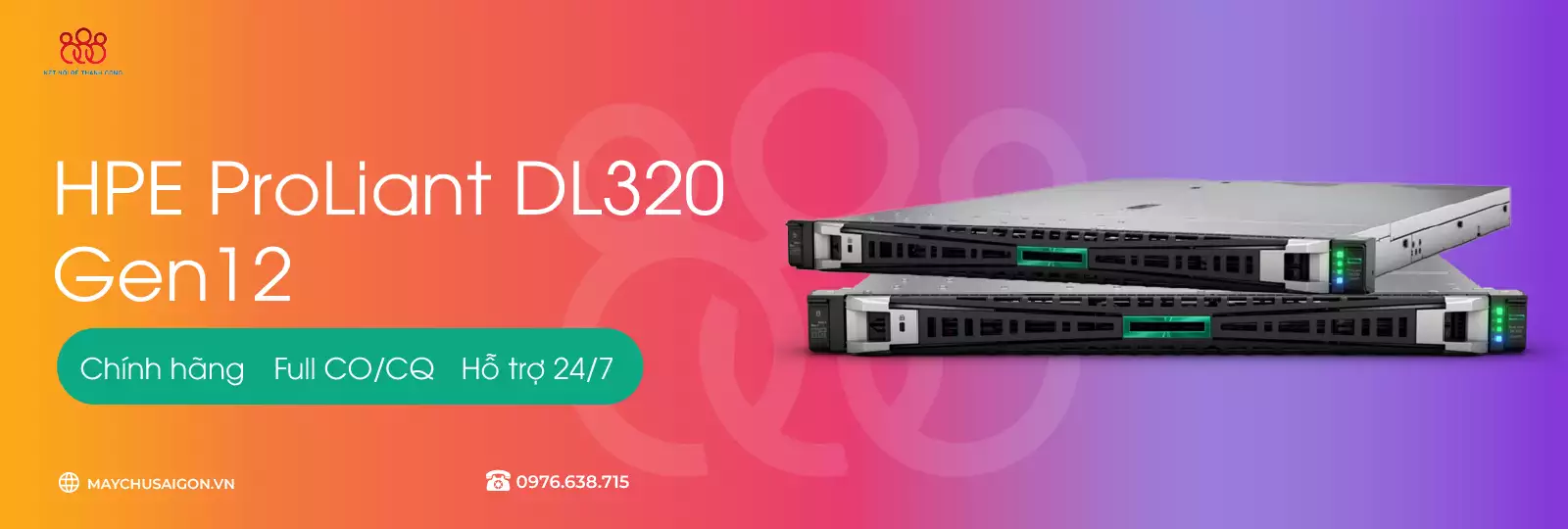 Server HPE Proliant DL320 Gen12 banner