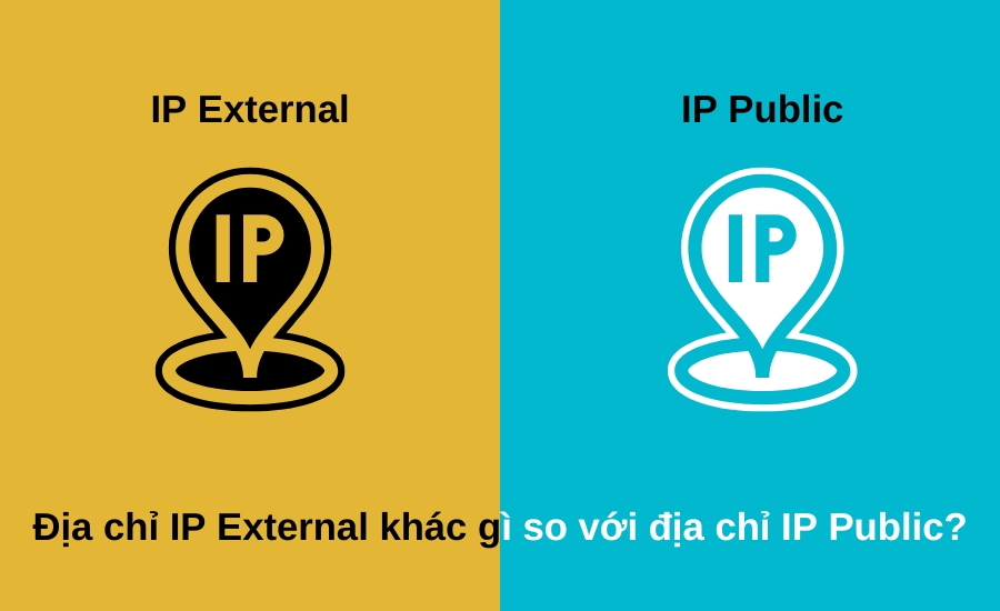 địa chỉ IP External khác gì so với địa chỉ IP Public