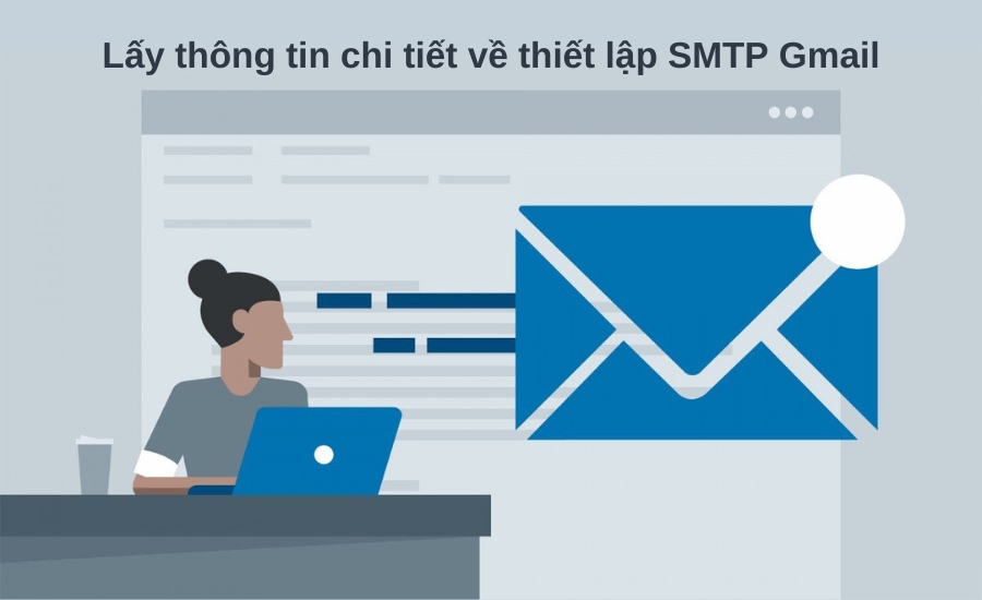 lấy thông tin chi tiết về thiết lập SMTP gmail