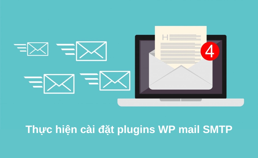 thực hiện cài đặt plugins WP mail SMTP 