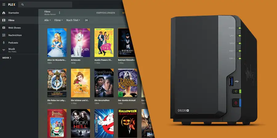 plex media server nas