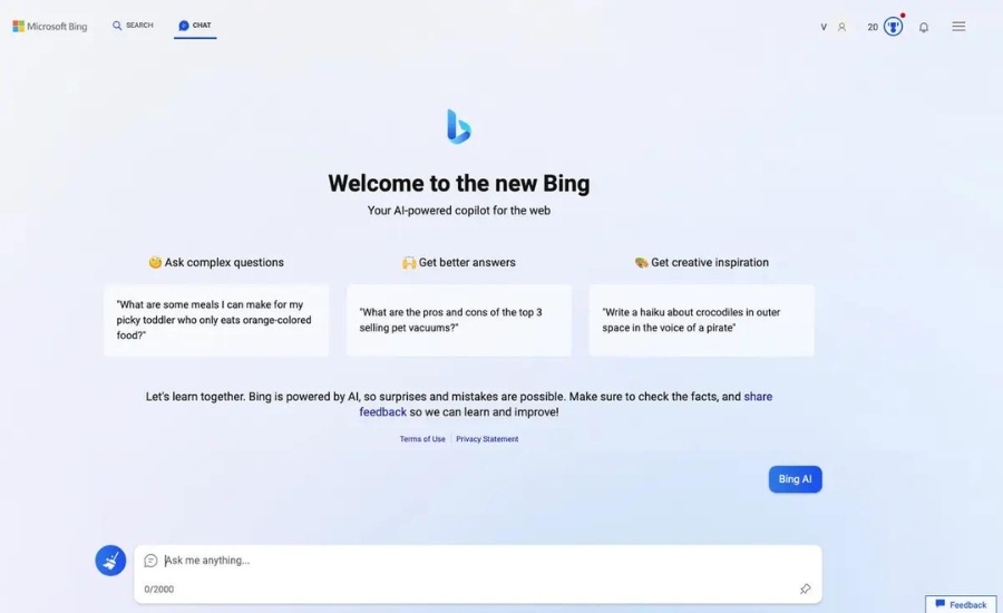 Định nghĩa Bing AI là gì