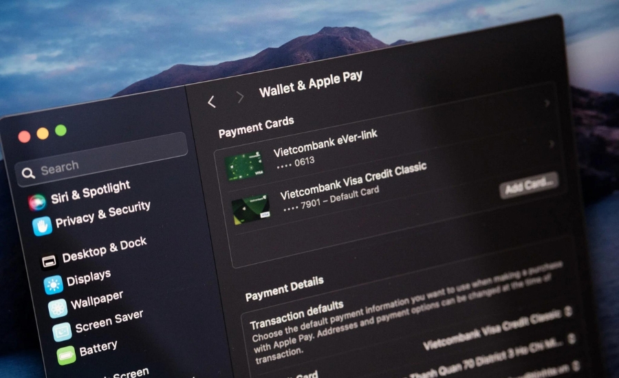 Cách thiết lập Apple Pay trên Mac