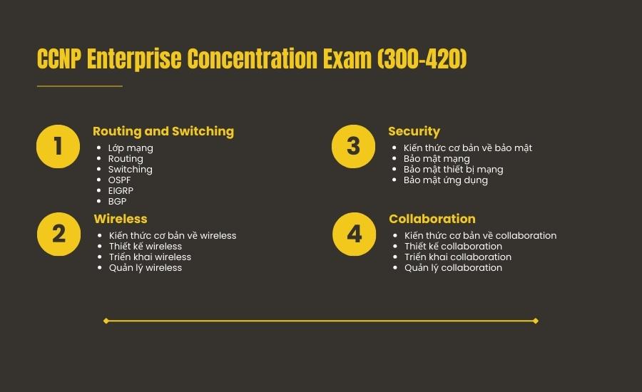 CCNP Enterprise Concentration Exam (300-420)