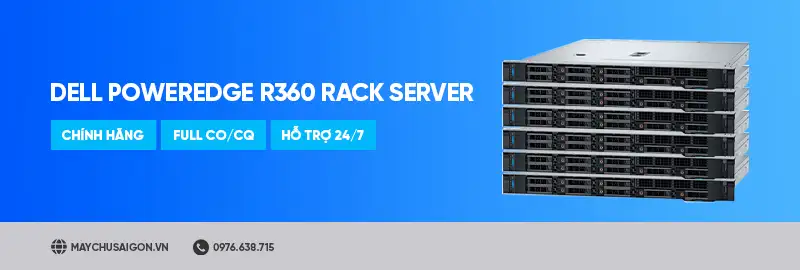 máy chủ dell poweredge r360 racks server banner