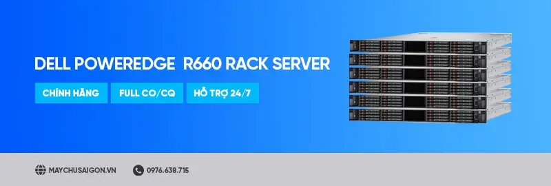 máy chủ dell poweredge r660 rack server