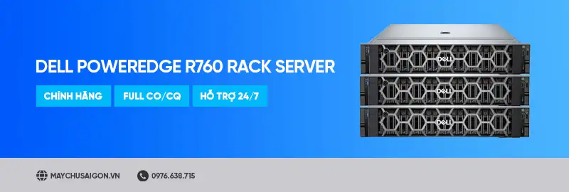 máy chủ dell poweredge r760 rack server banner