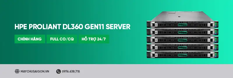 máy chủ hpe proliant dl360 gen 11 rack server banner