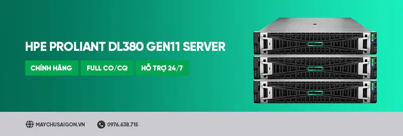 máy chủ hpe proliant dl380 gen 11 rack server banner