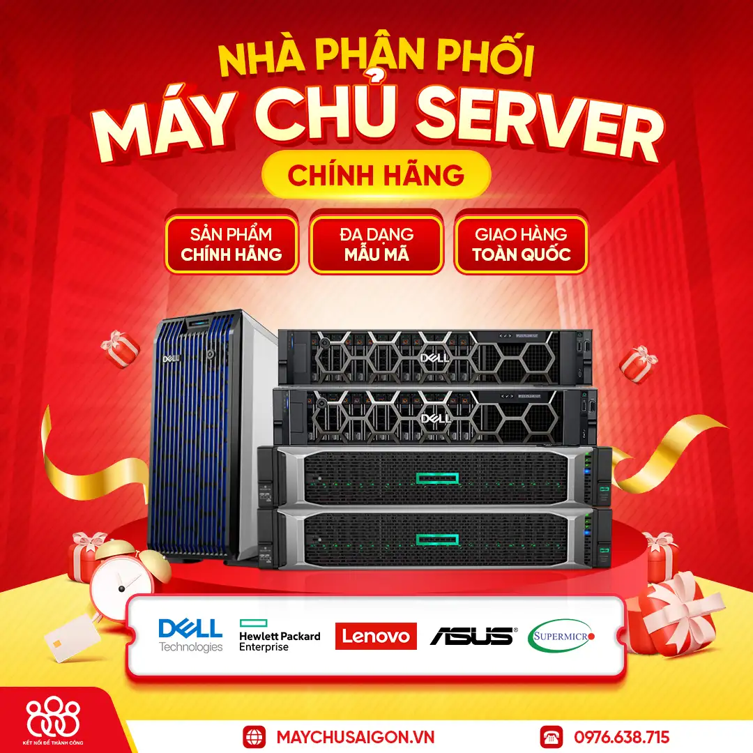nhà phân phối máy chủ server chính hãng giá tốt tại việt nam 2025 banner