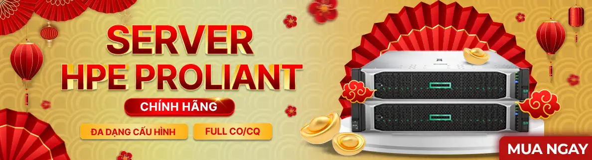 máy chủ server hpe proliant banner tết 2026